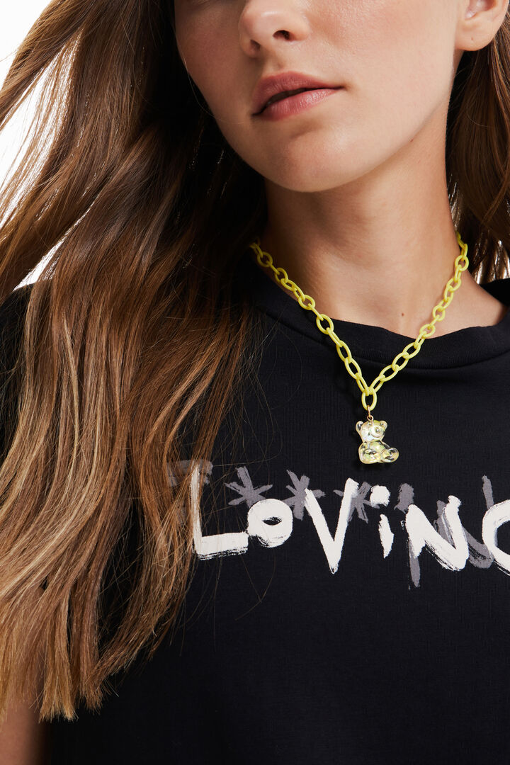 Double layer-effect T-shirt | Desigual