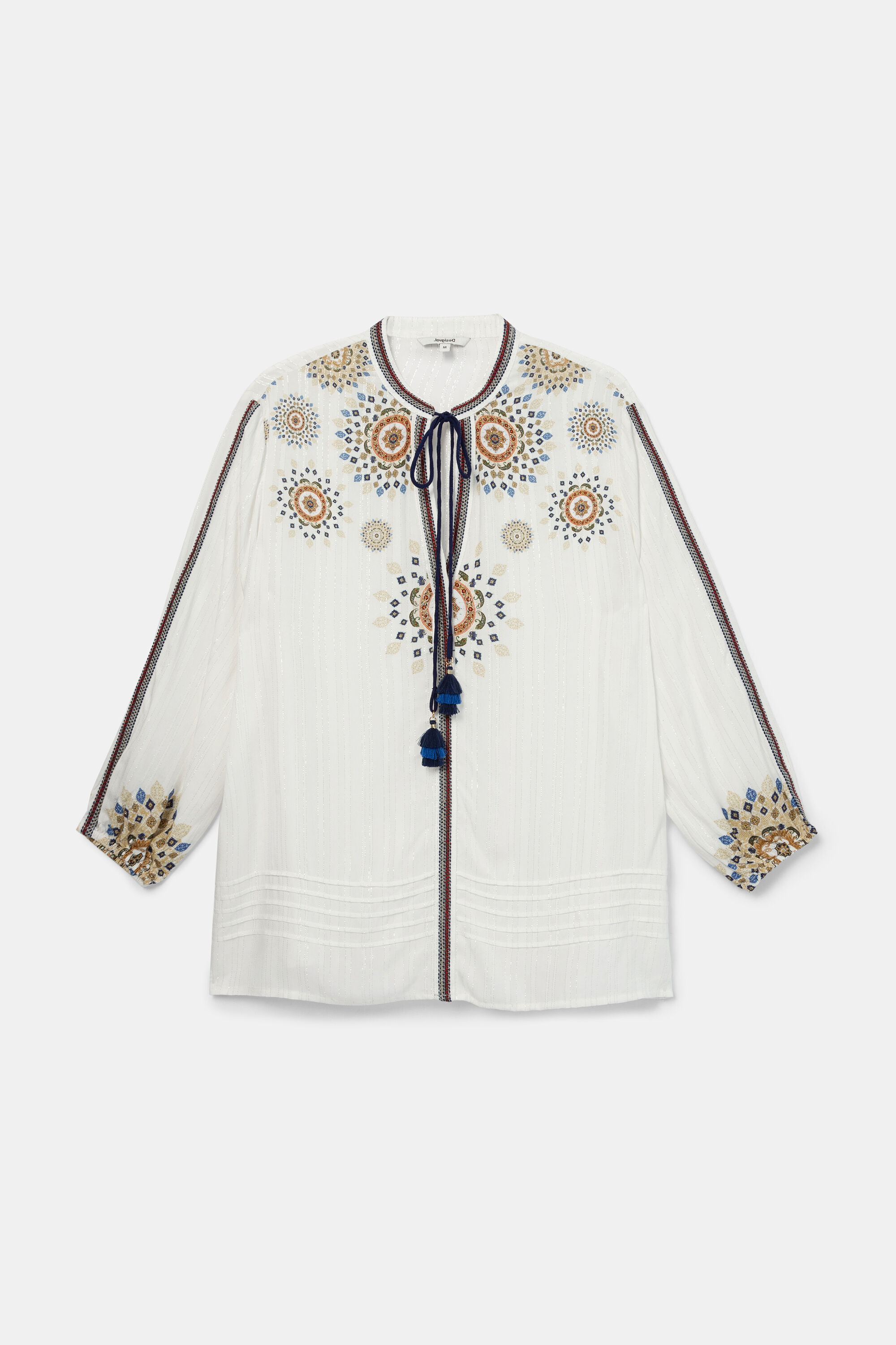 Boho Bluse Dreiviertelärmel und V Ausschnitt Boho Bluse Dreiviertelärmel und V Ausschnitt