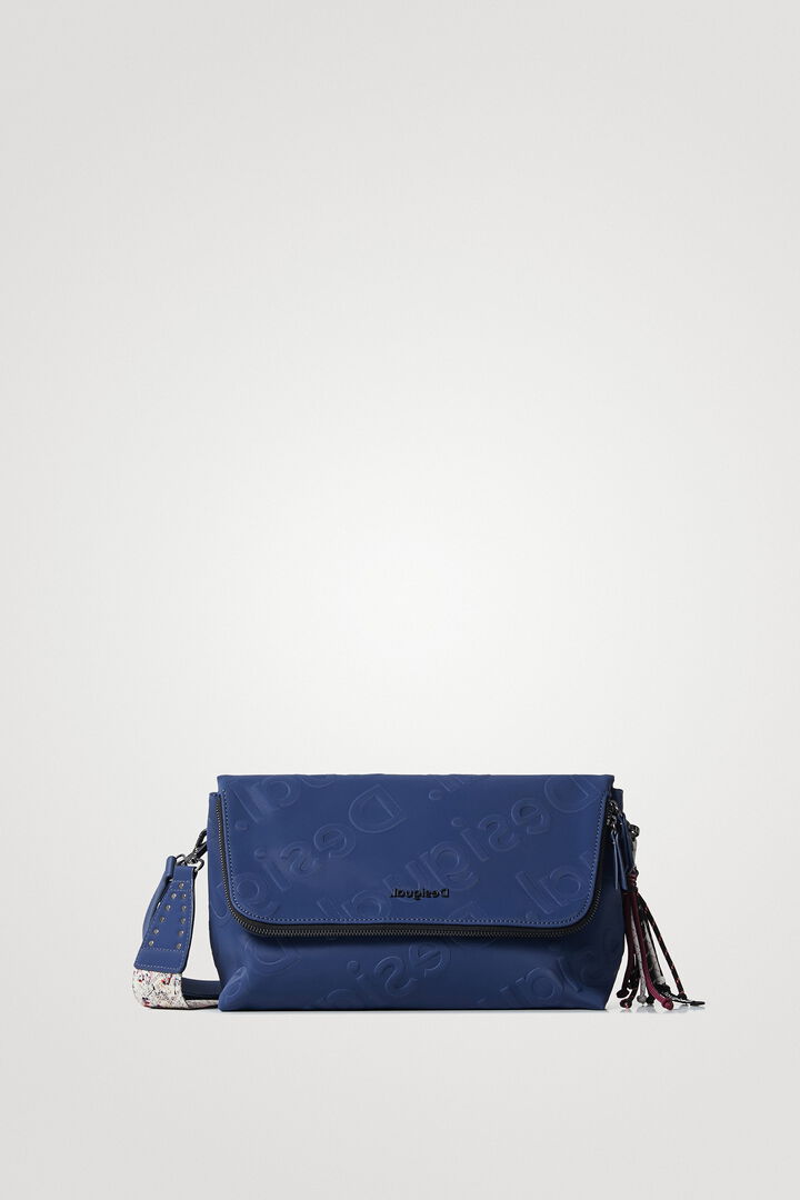 Bolso bandolera logo relieve | Desigual