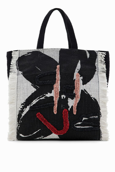 Bolso shopper grande flor | Desigual