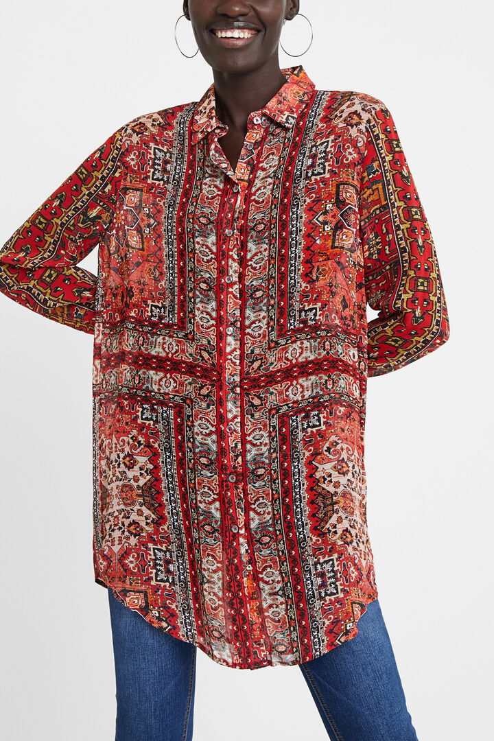 Long shirt ethnic friezes | Desigual