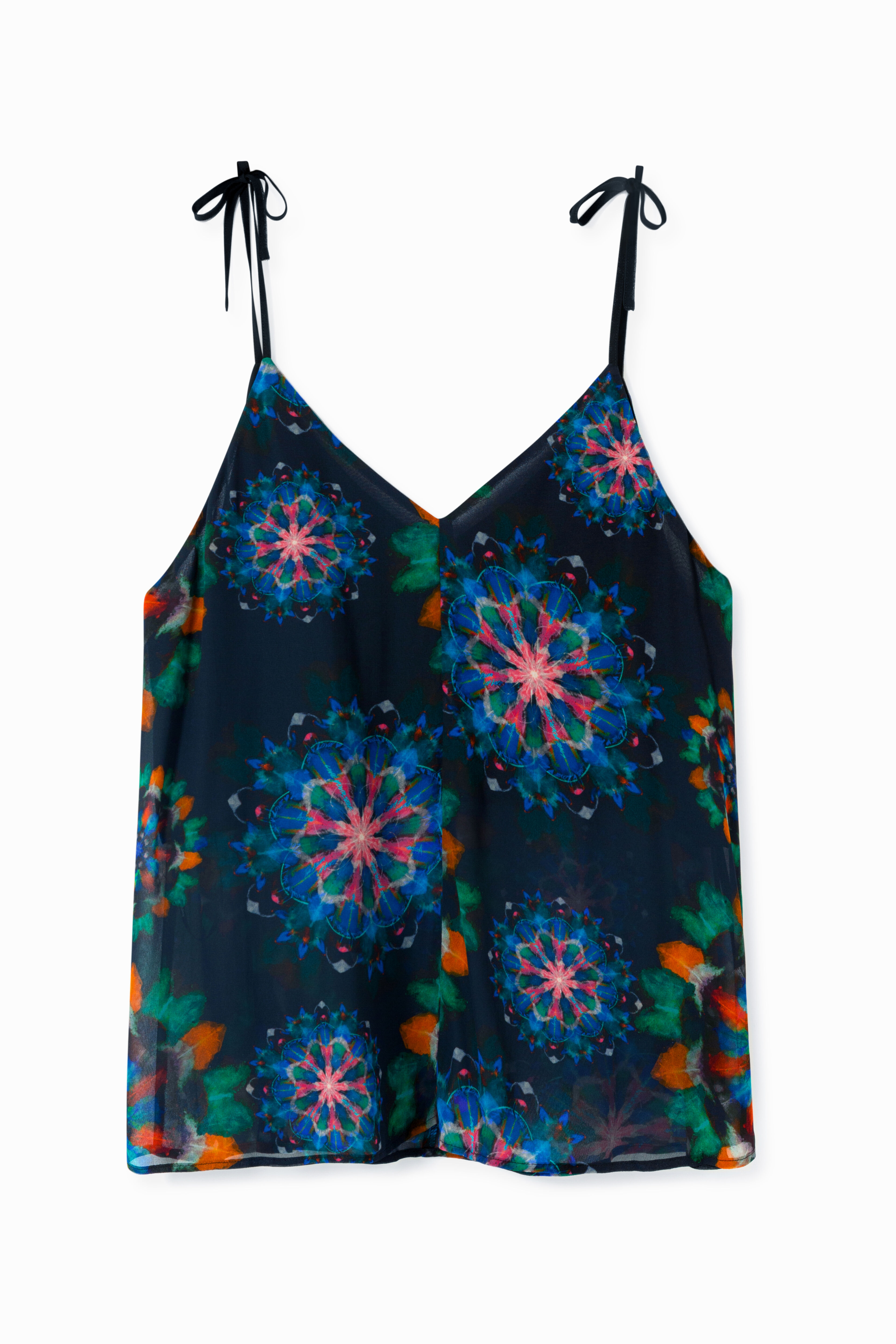 Trägerbluse mit Mandalas