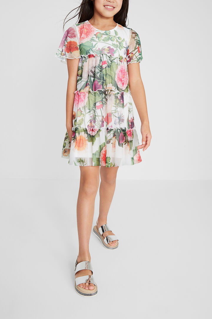 Short ruffle dress | Desigual