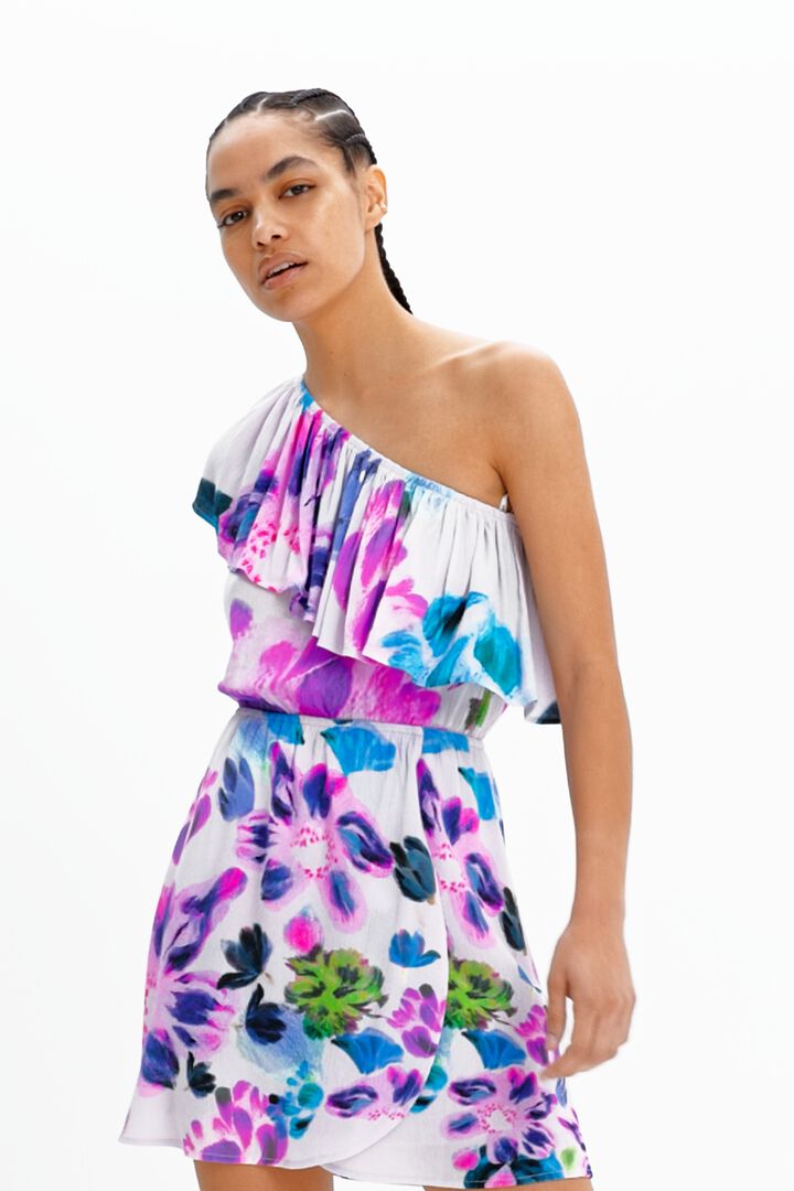 M. Christian Lacroix asymmetric short dress | Desigual