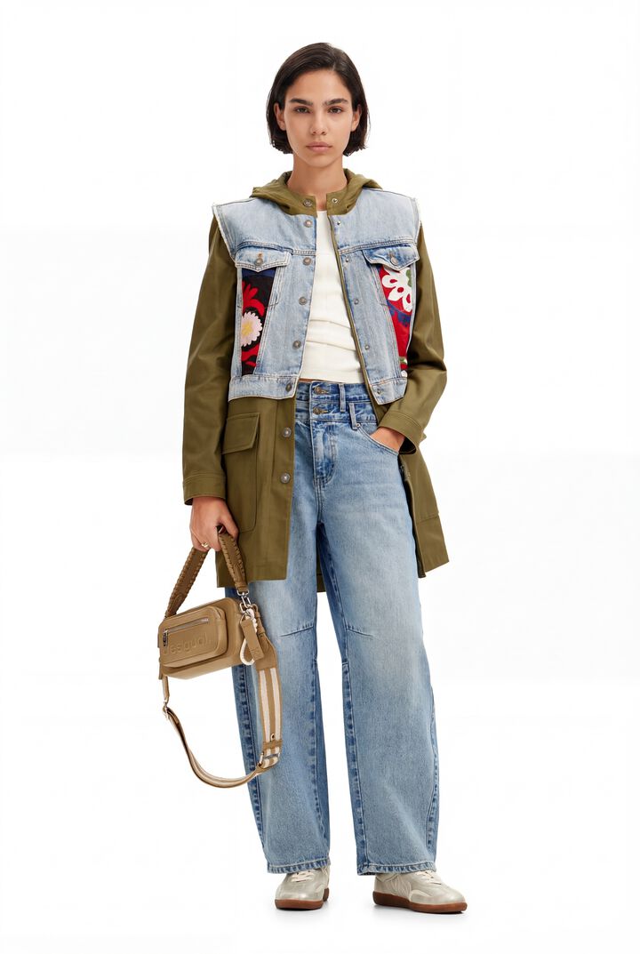 Parka h&iacute;brida bordados 2 en 1 | Desigual