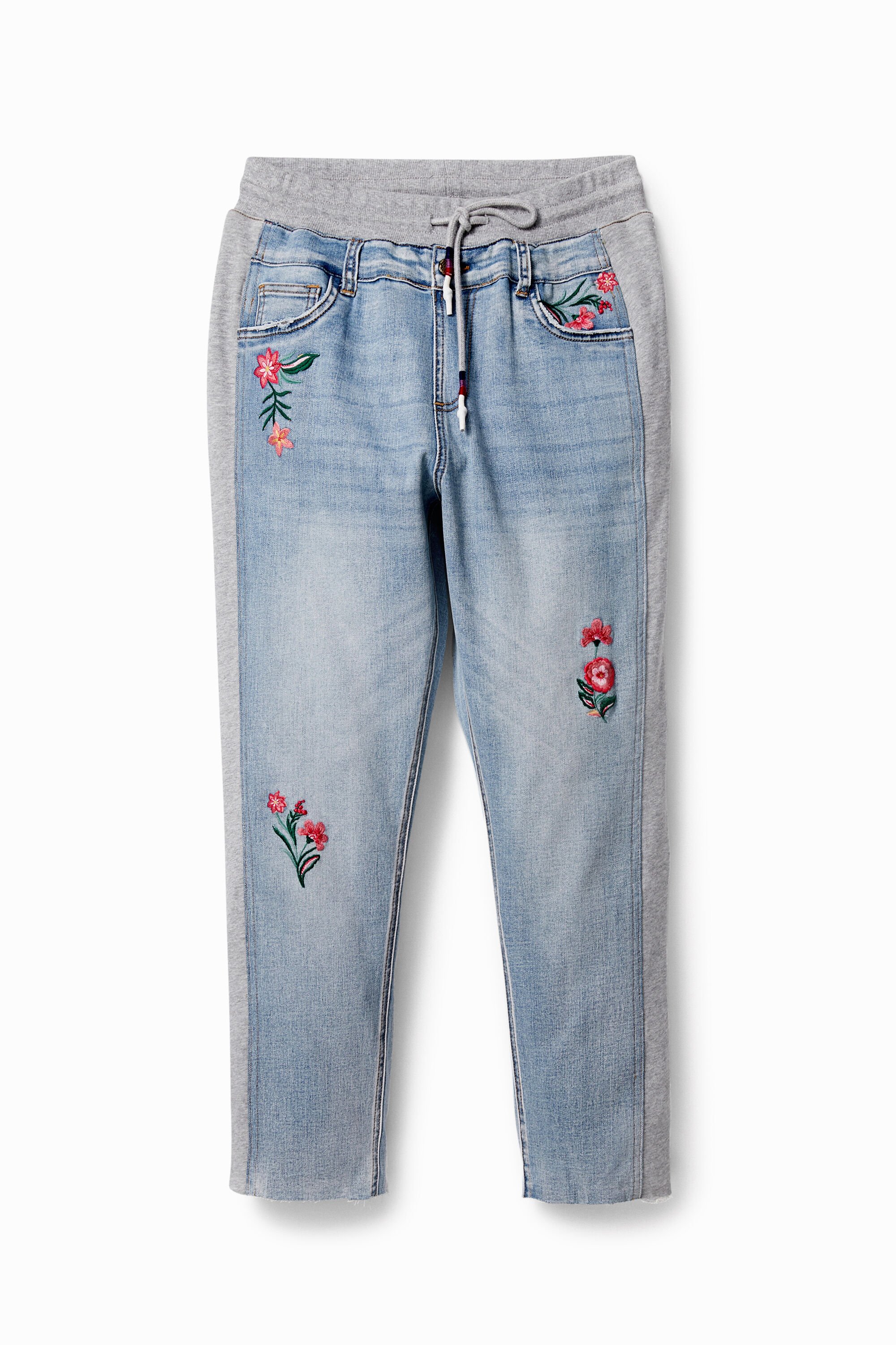 Floral jogger jeans Desigual