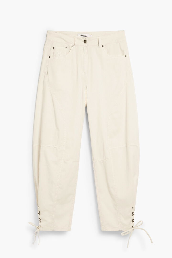 Trousers with ties | Desigual