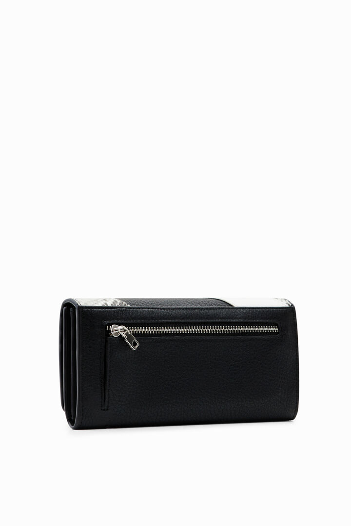 Patchwork snakeskin wallet | Desigual