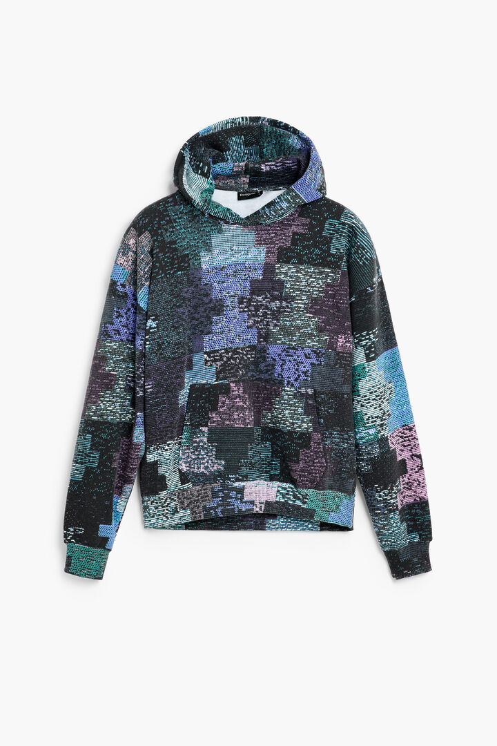 printed cotton sweatshirt
