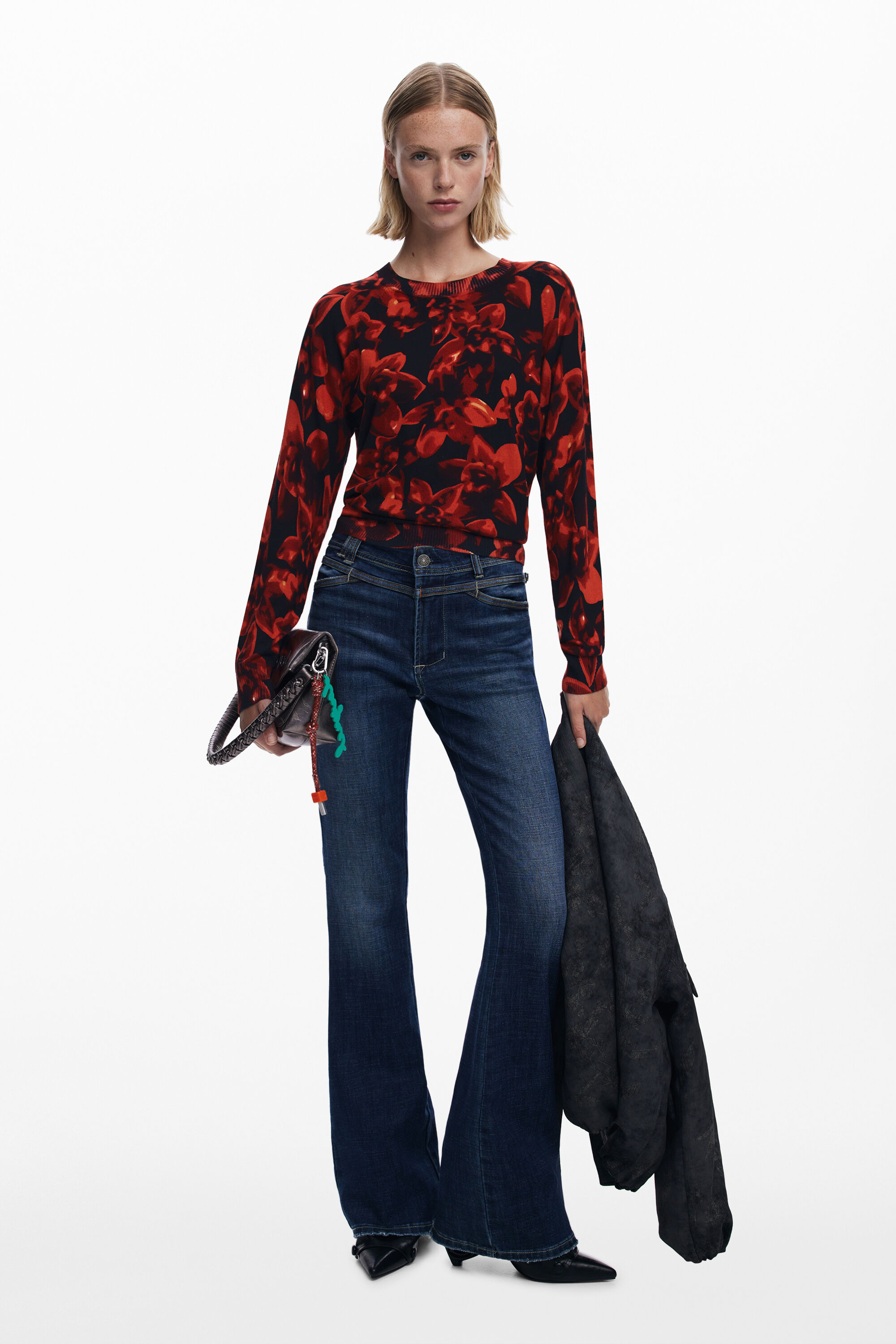 花柄の薄手のセーター 女性用 I Desigual.com