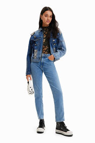 Chaqueta vaquera trucker oversize patch | Desigual