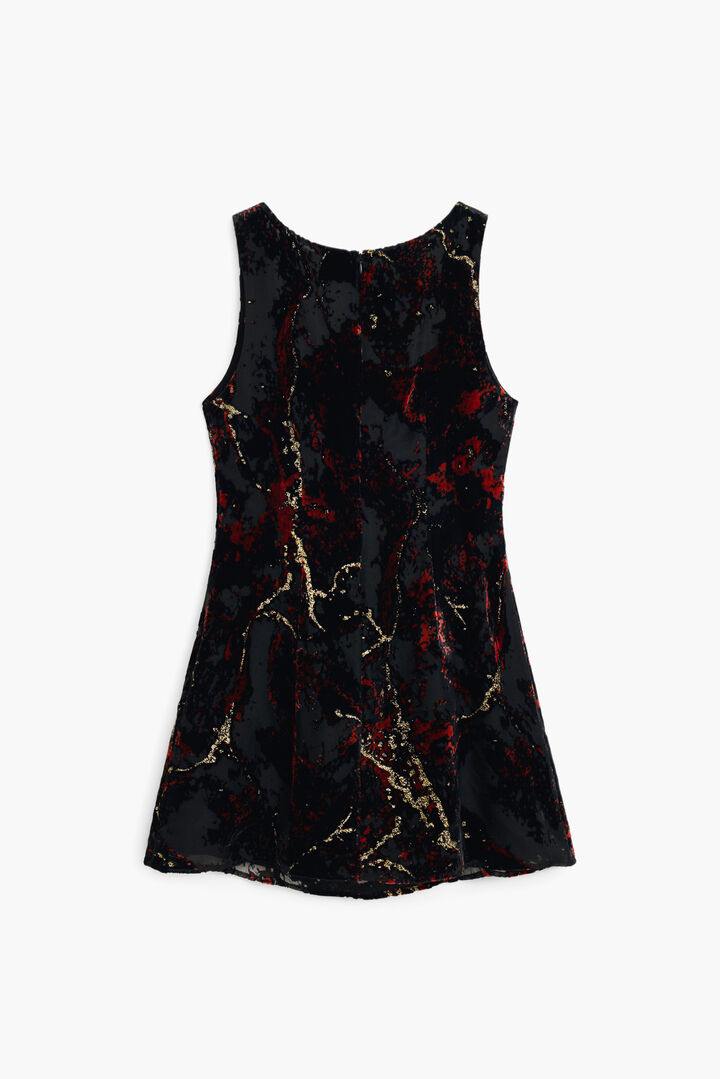 Vestido de alças devoré | Desigual