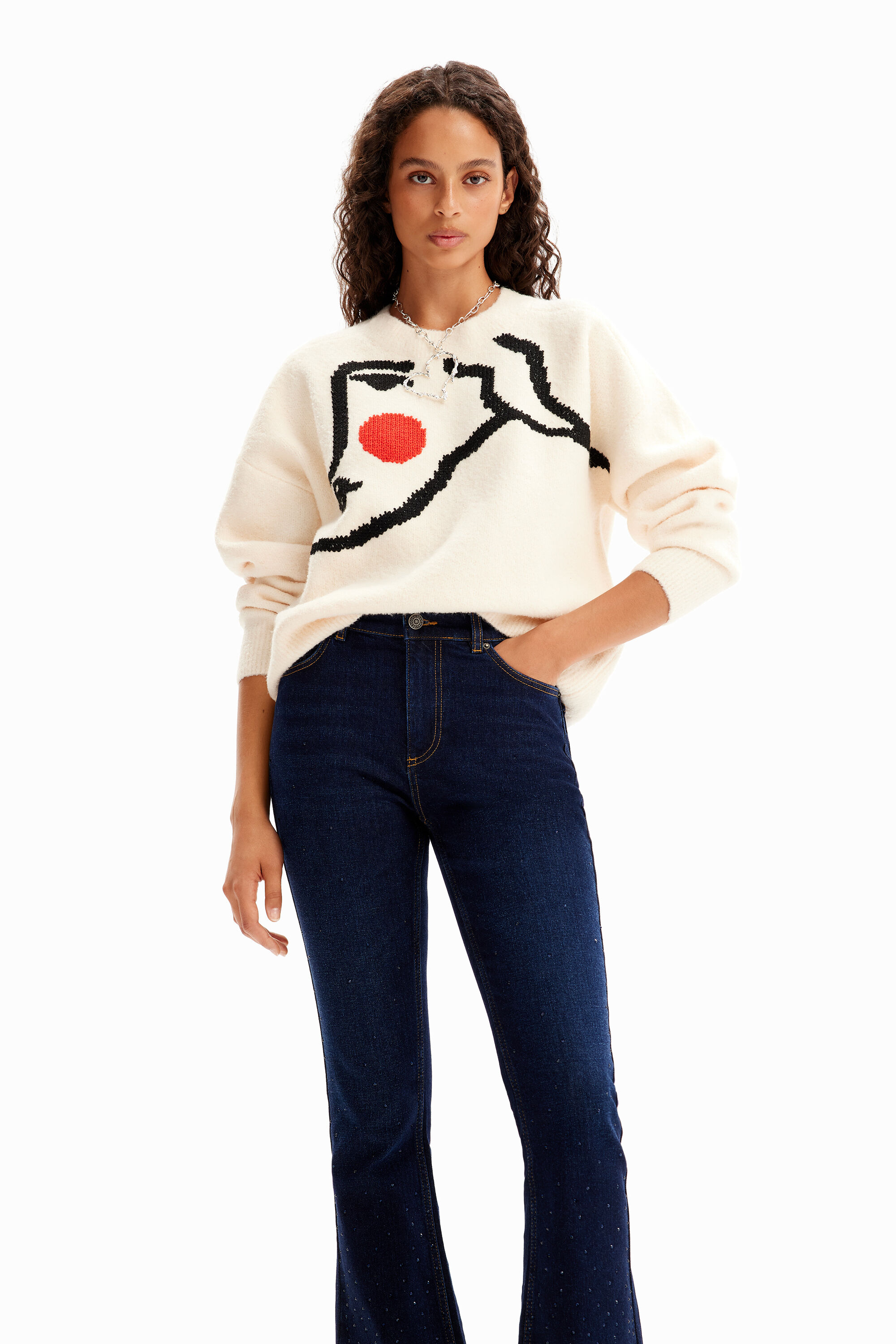 Desigual pantalones sales vaqueros mujer