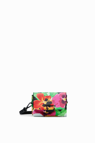 Gebloemde mini-schoudertas | Desigual