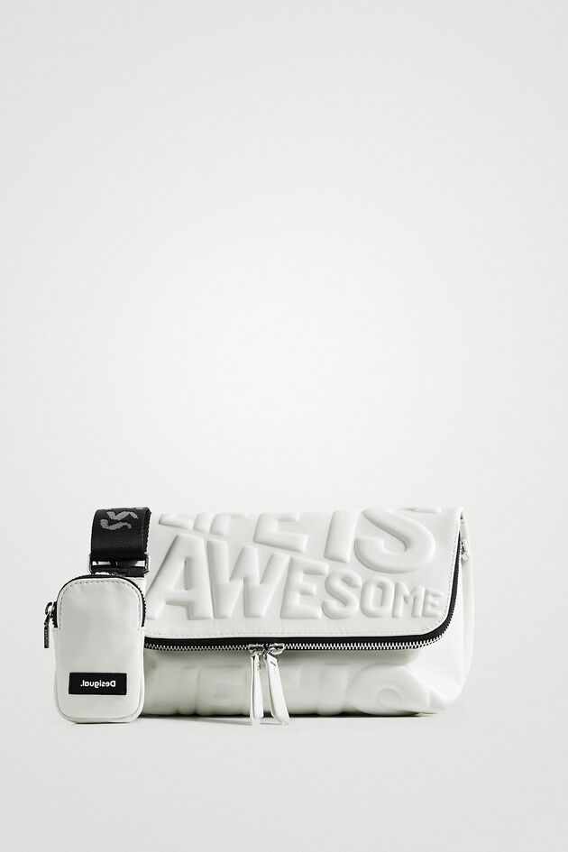 “Life is Awesome" crossbody bag