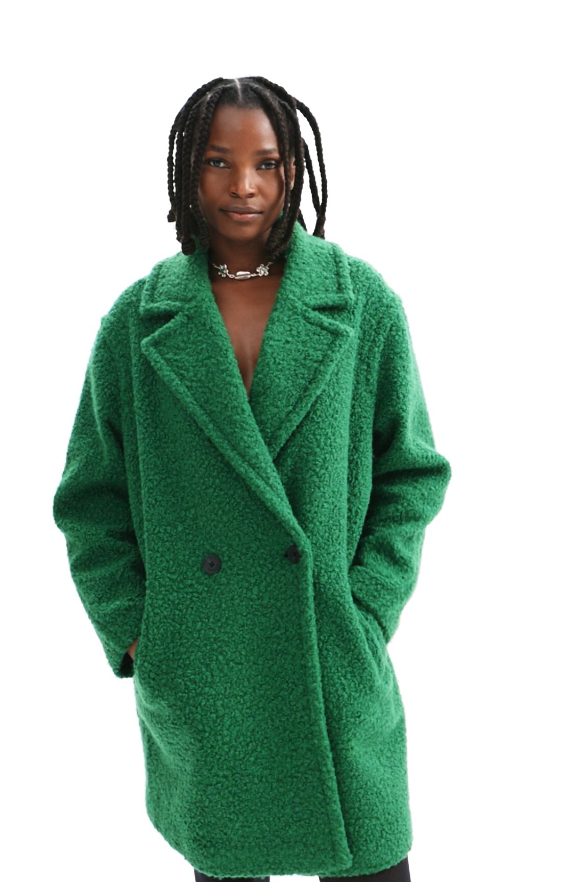 Boucle sale teddy coat