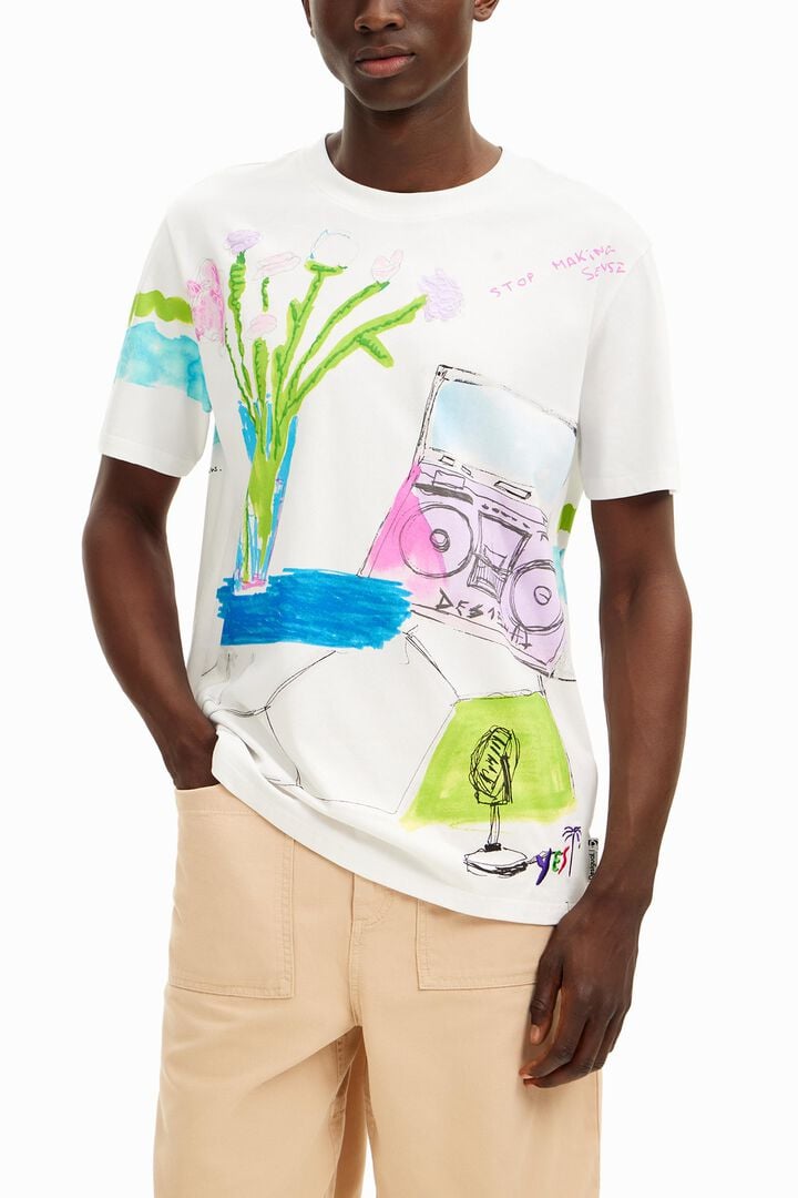 Camiseta estampado dibujos | Desigual