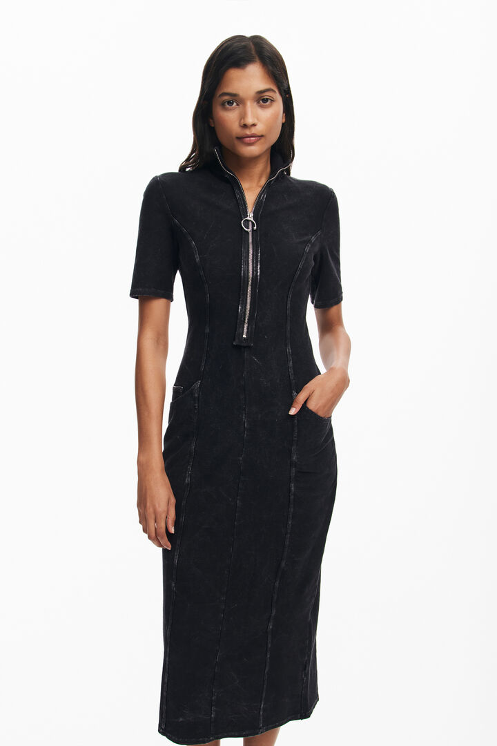 Denim-effect dress | Desigual