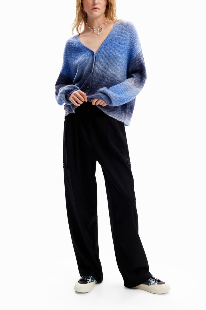 Oversize dégradé cardigan | Desigual