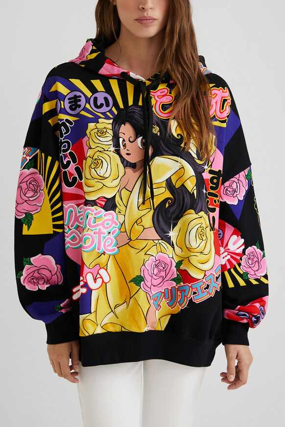 Oversize Japanese sweatshirt | Desigual