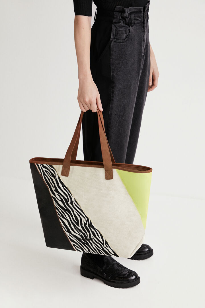 Patchwork shopper táska | Desigual