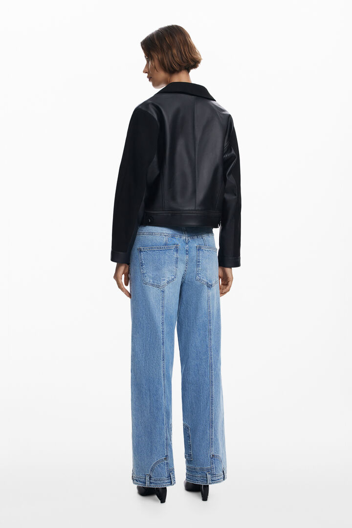 Veste effet cuir combiné | Desigual