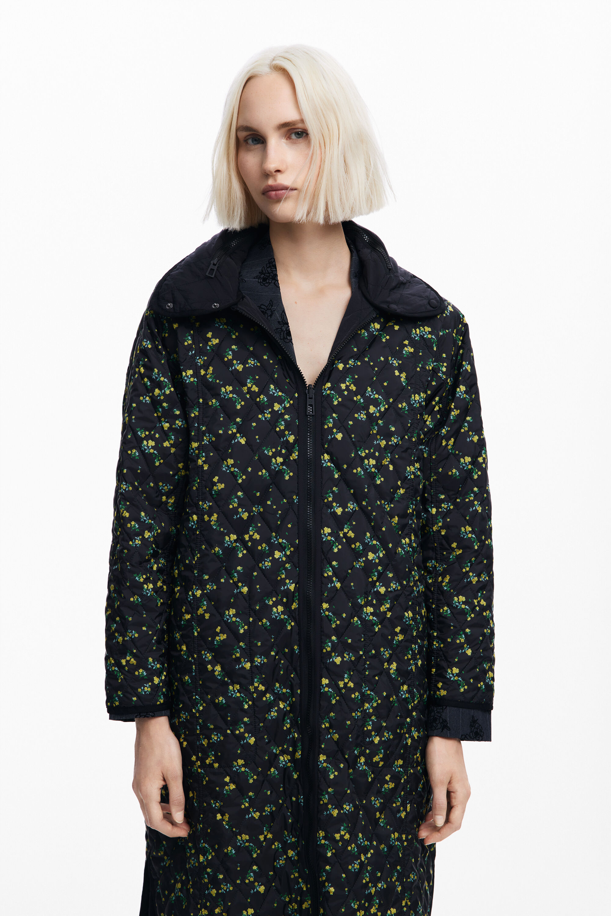 Manteau long matelasse pour femme I Desigual