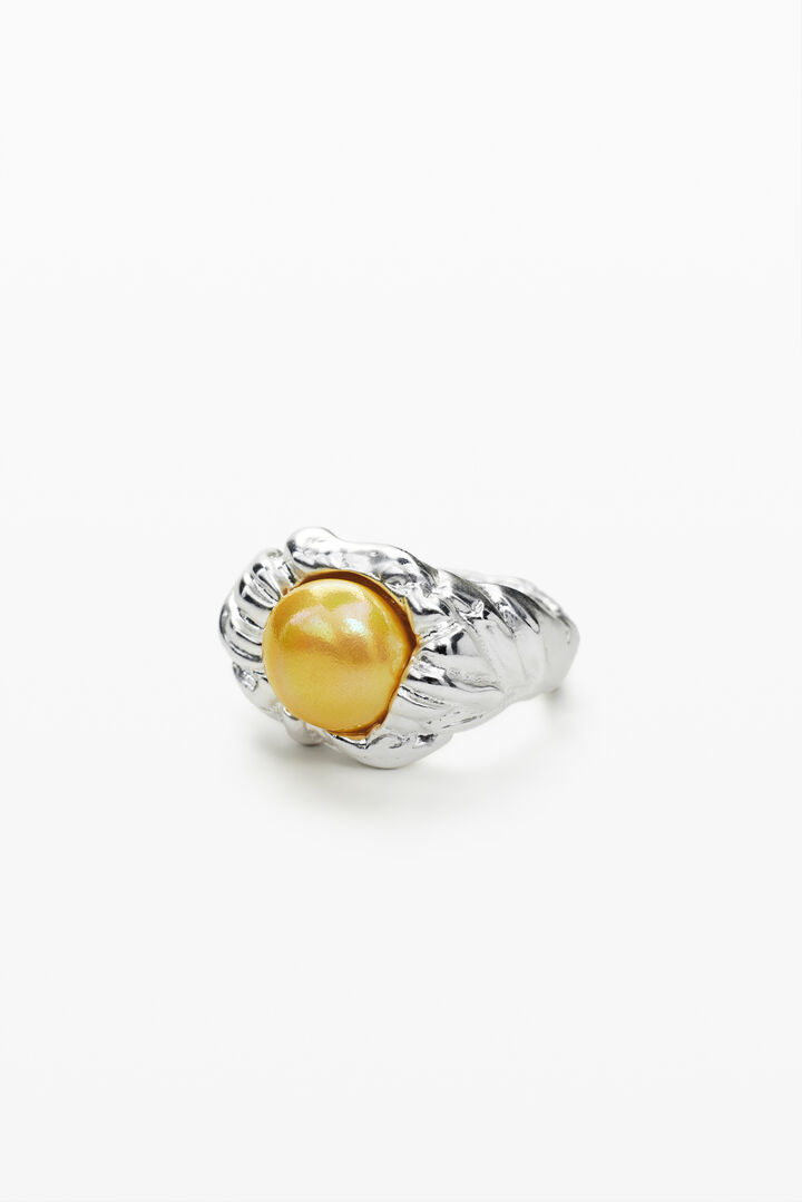 Bague perle plaqué or Zalio | Desigual