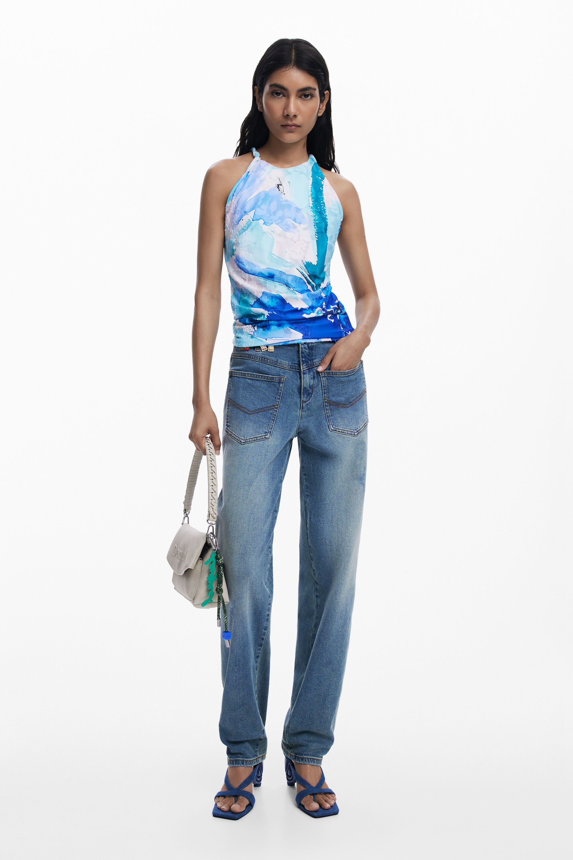 花柄のタンクトップ 女性用 I Desigual.com