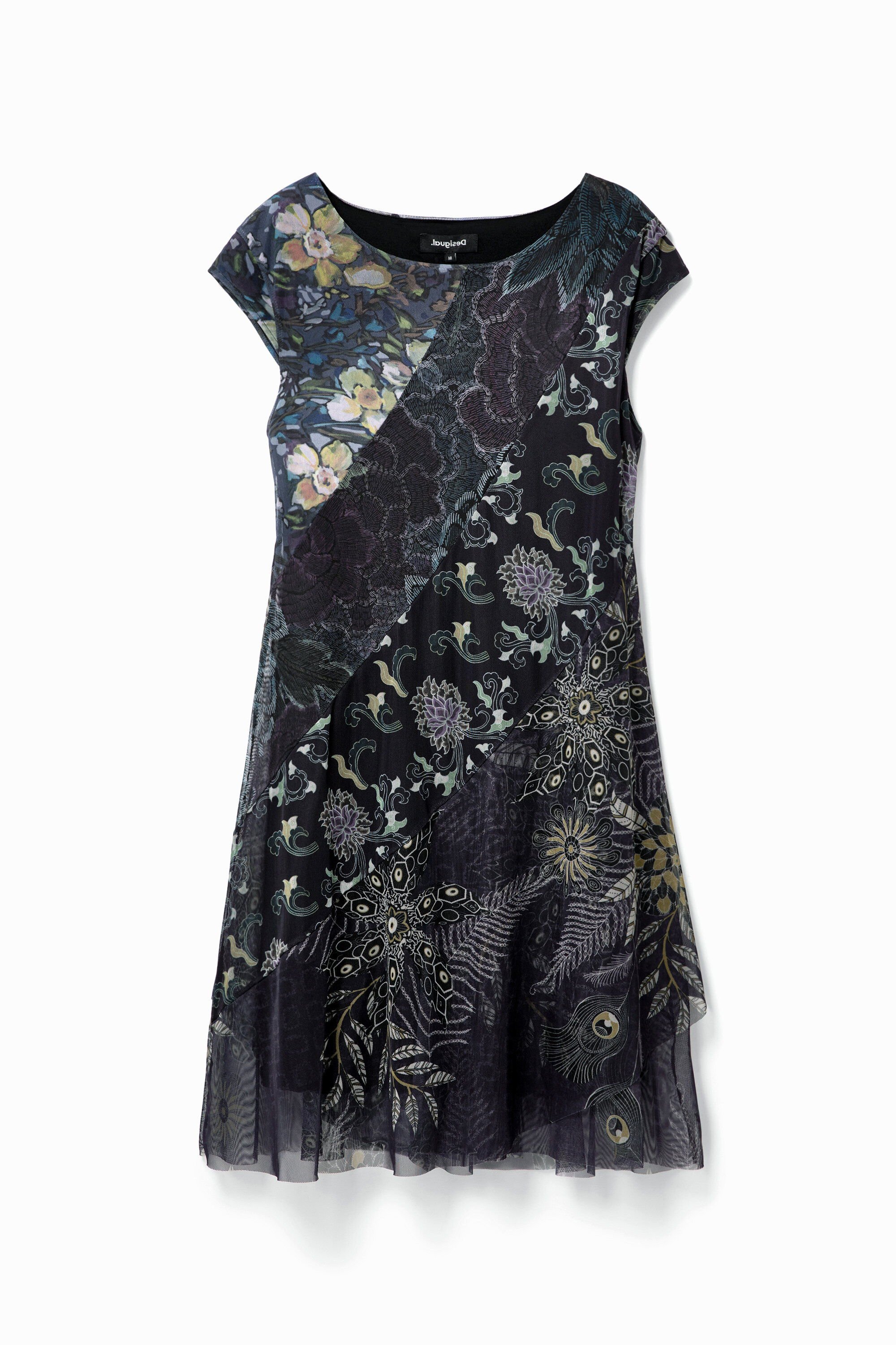 Flared midi-dress