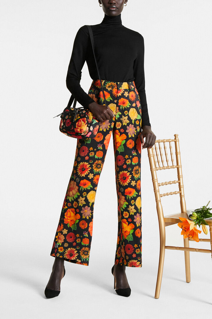 Pantalons campana floral | Desigual
