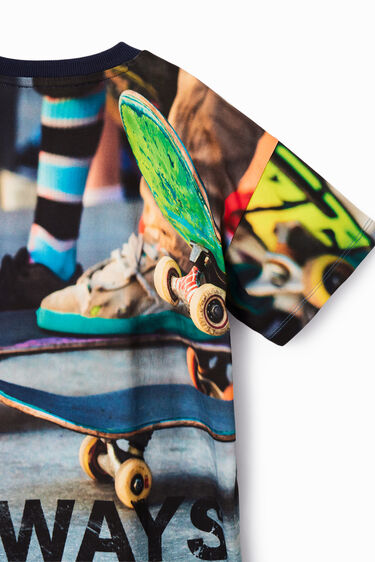 Camiseta fotográfico skate | Desigual