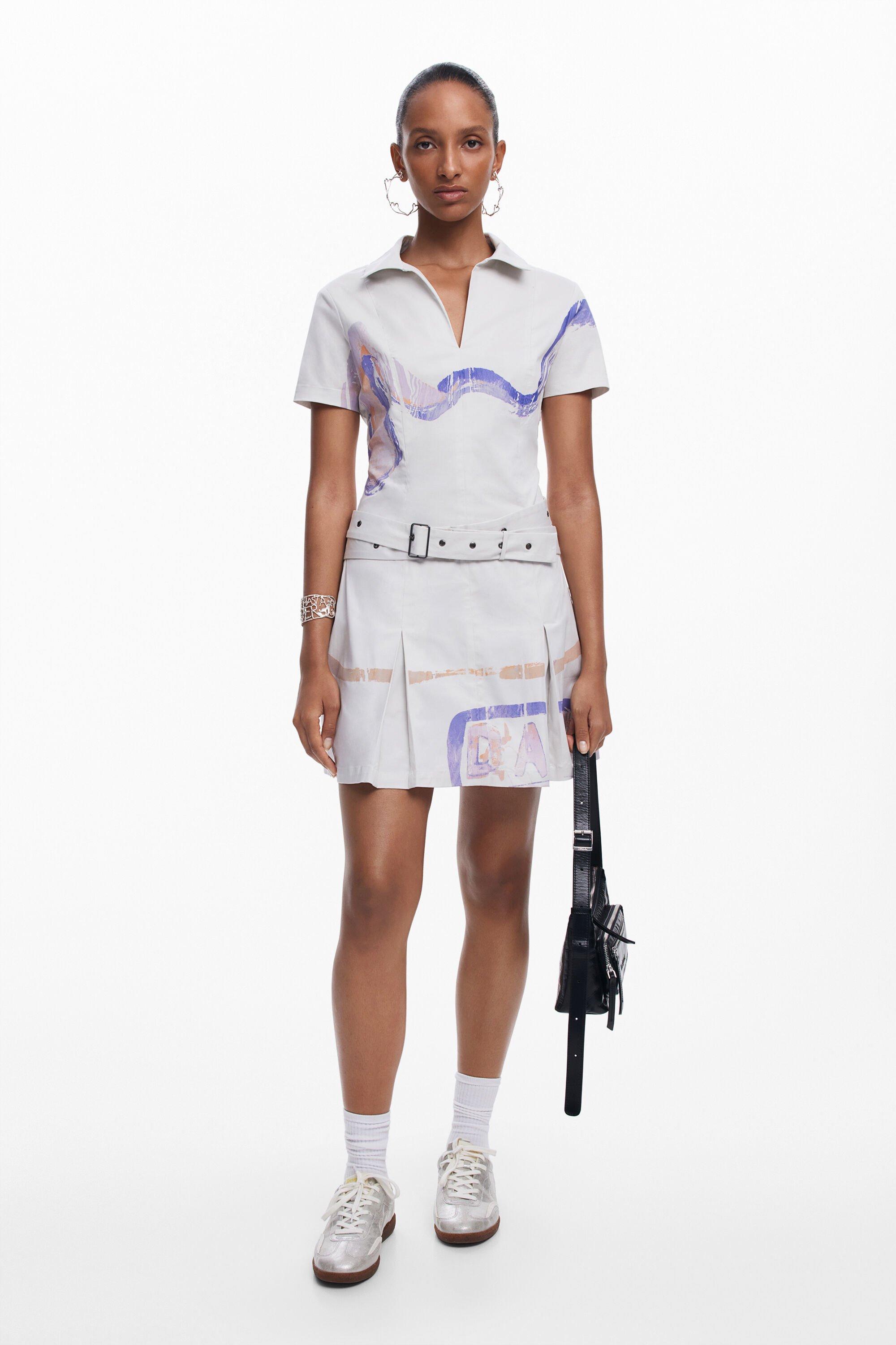 desigual Kort jurkje met riem