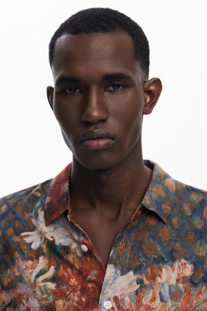 Camisa manga larga cuadro | Desigual