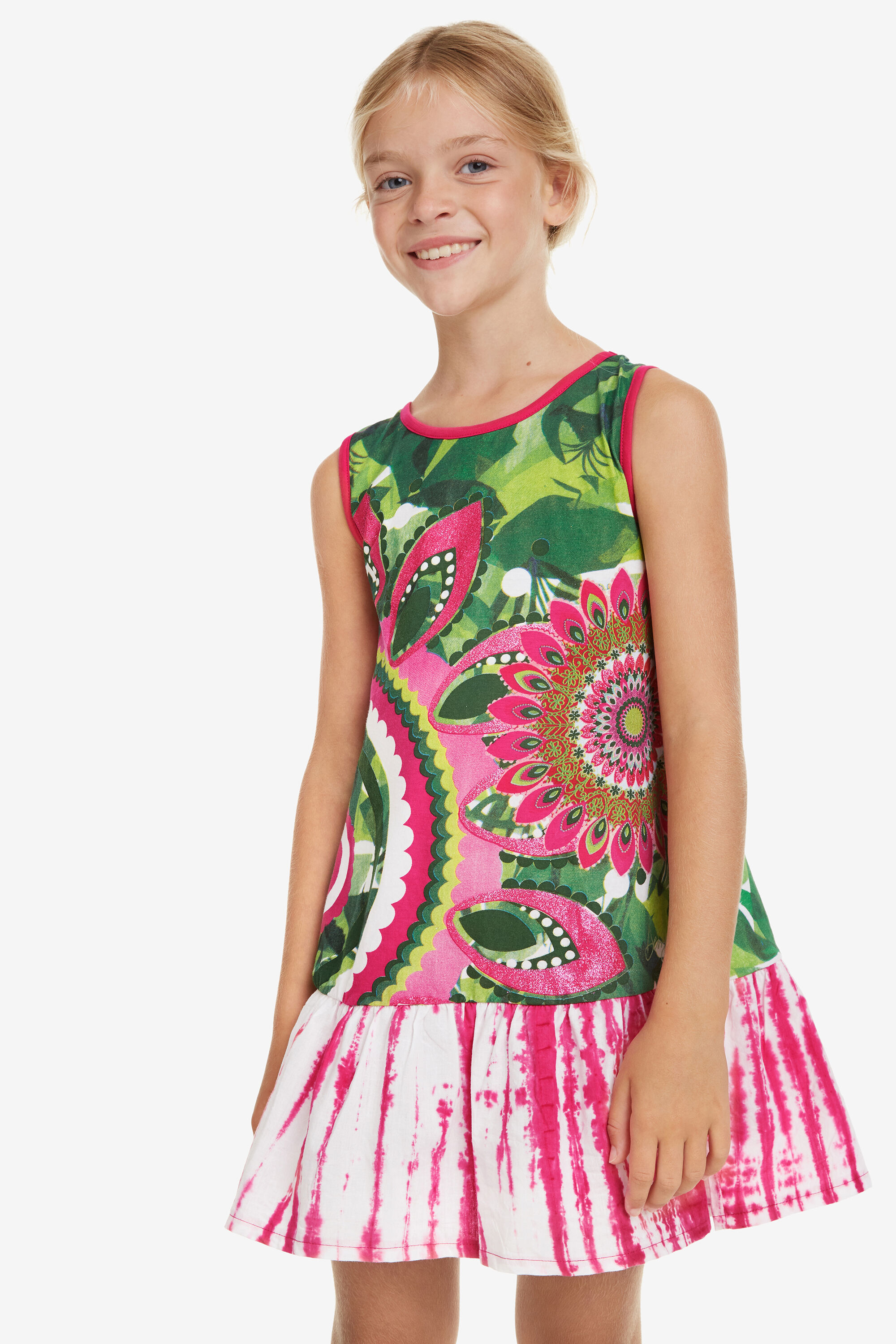 Desigual Jurk Met Mandalas Helena Green 56 desigual kopen in de aanbieding