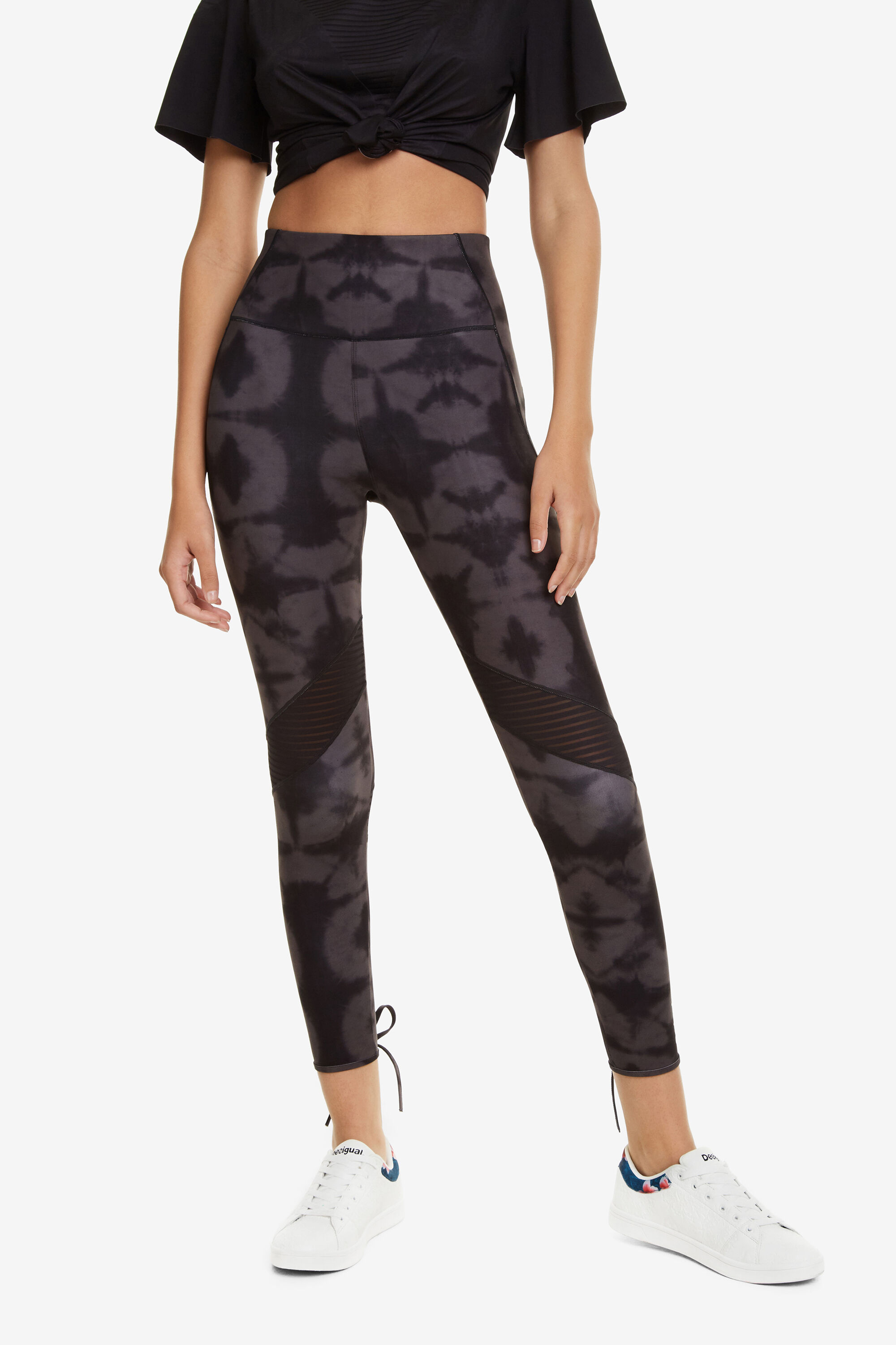 Desigual Legging Studio Lazos Black desigual kopen in de aanbieding