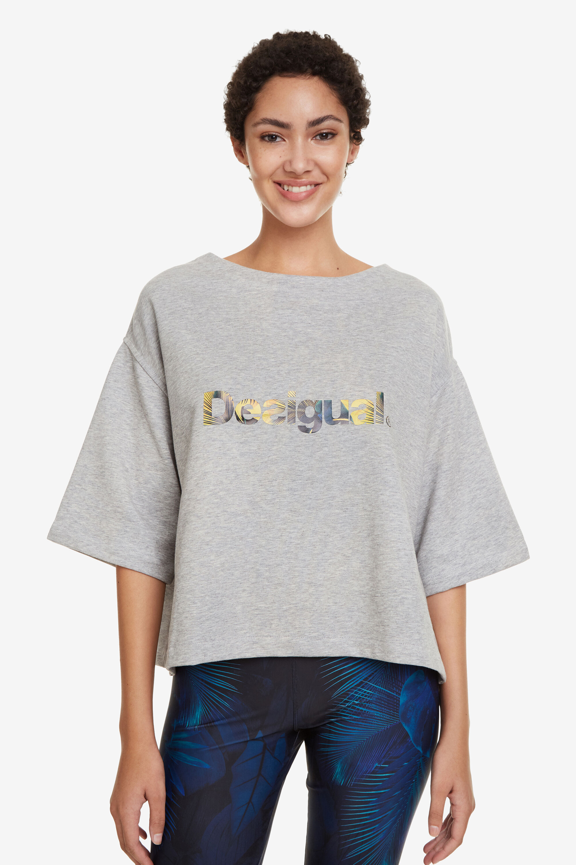 Desigual Sweater Omkeerbaar Tropic Black desigual kopen in de aanbieding