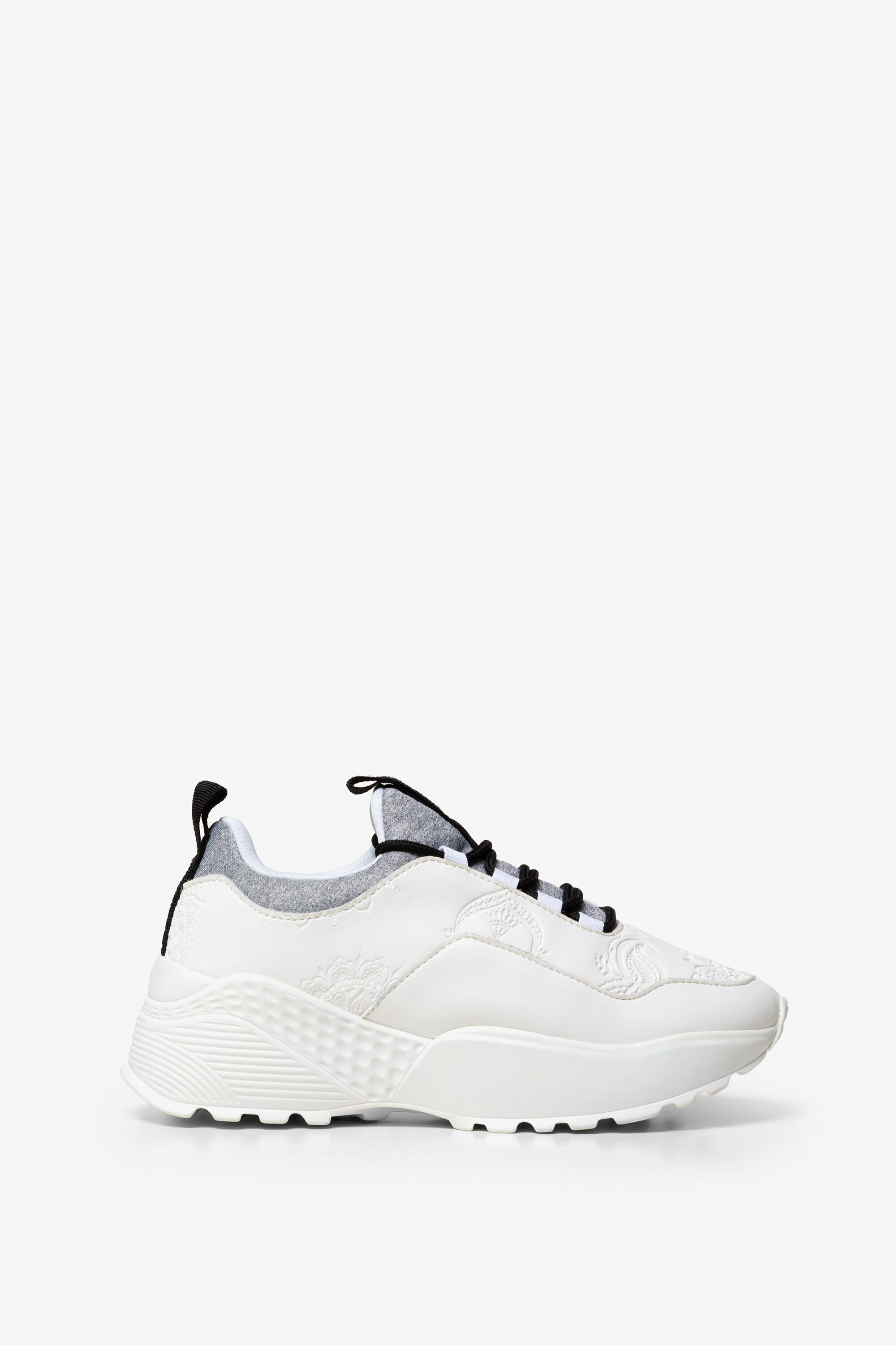 Desigual Witte Sneakers Print Chunky White 37 desigual kopen in de aanbieding