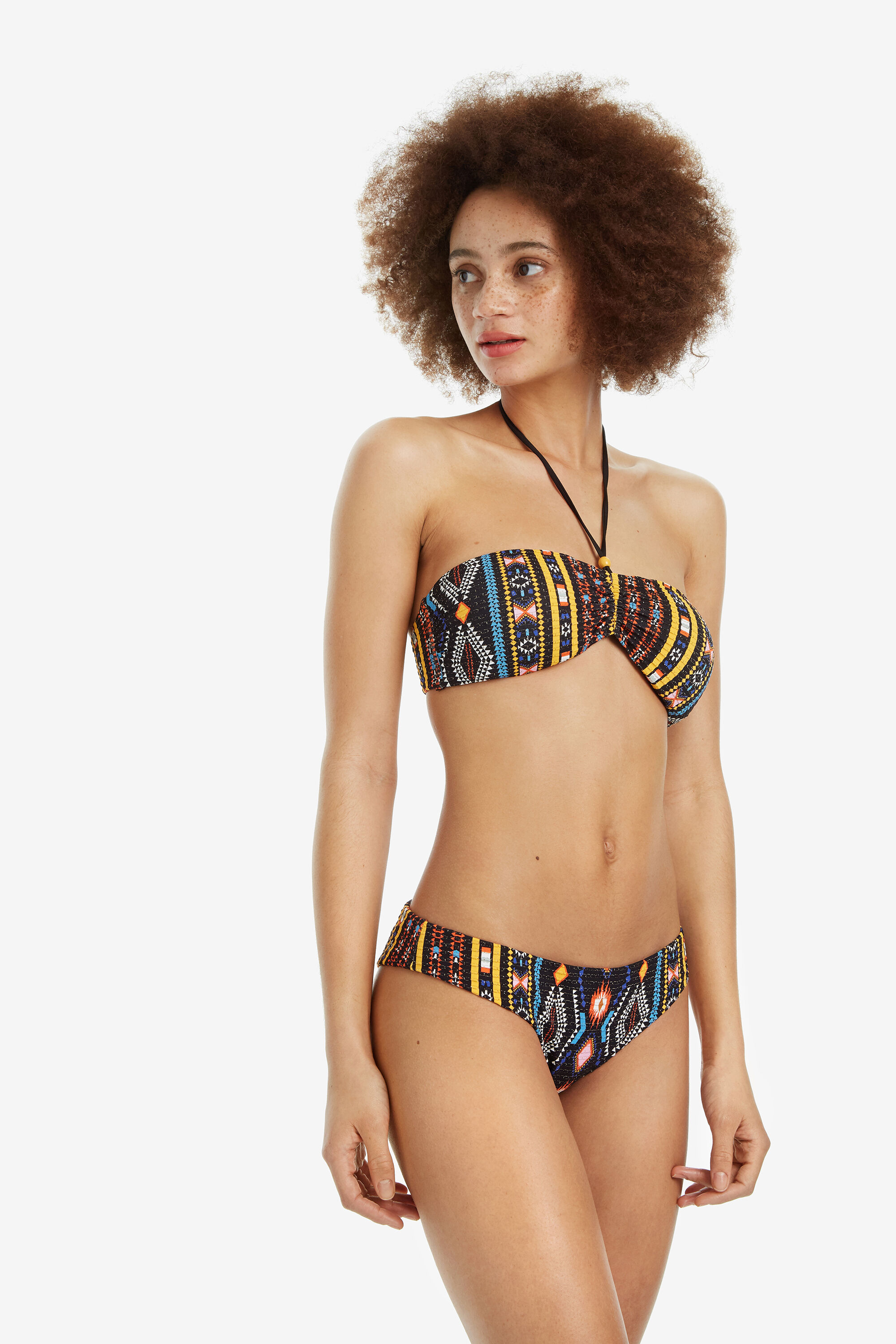 Desigual Zwarte Bikinislip Zoe B Black Xs desigual kopen in de aanbieding