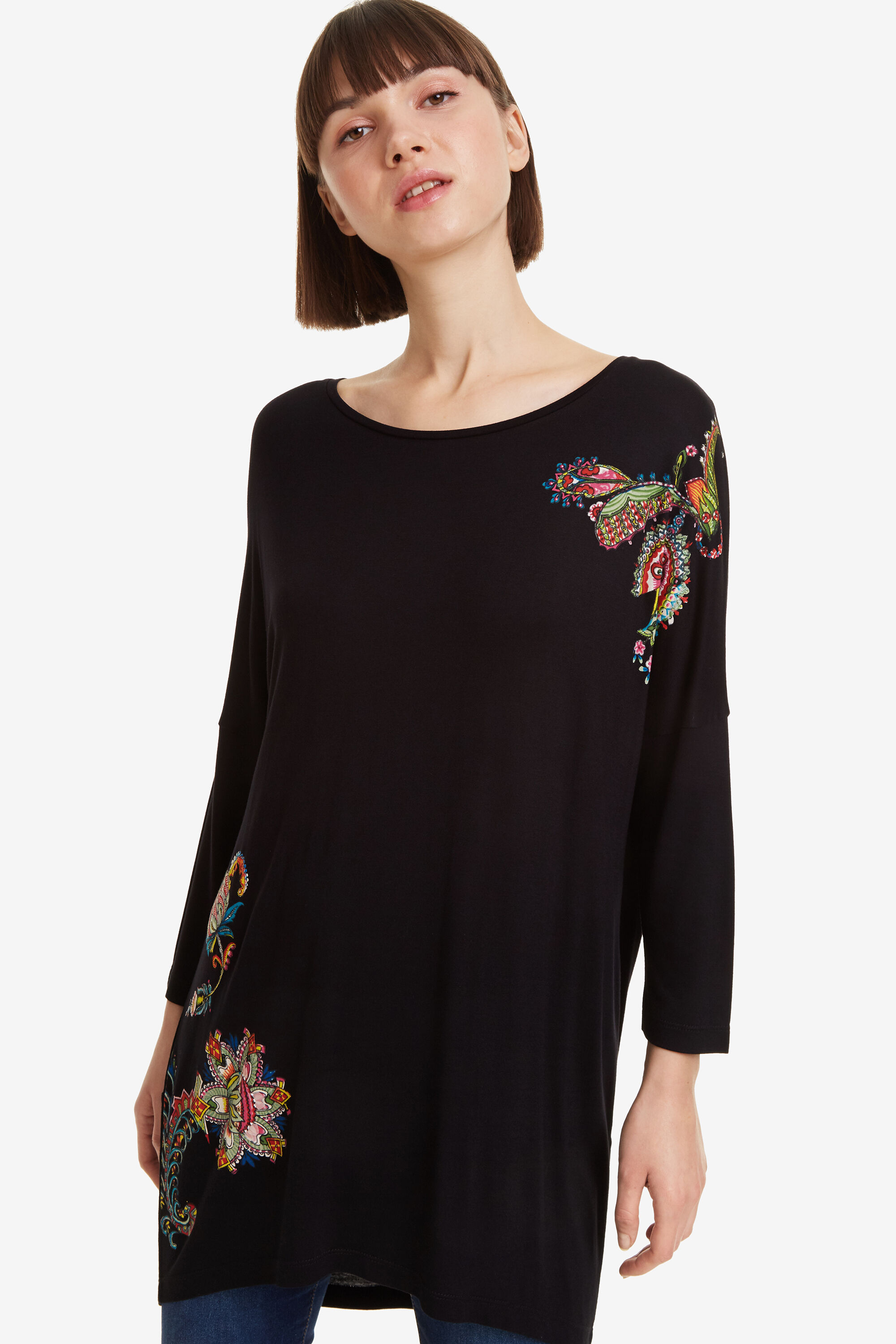 Desigual Oversizedt Shirtnai Black Xl desigual kopen in de aanbieding