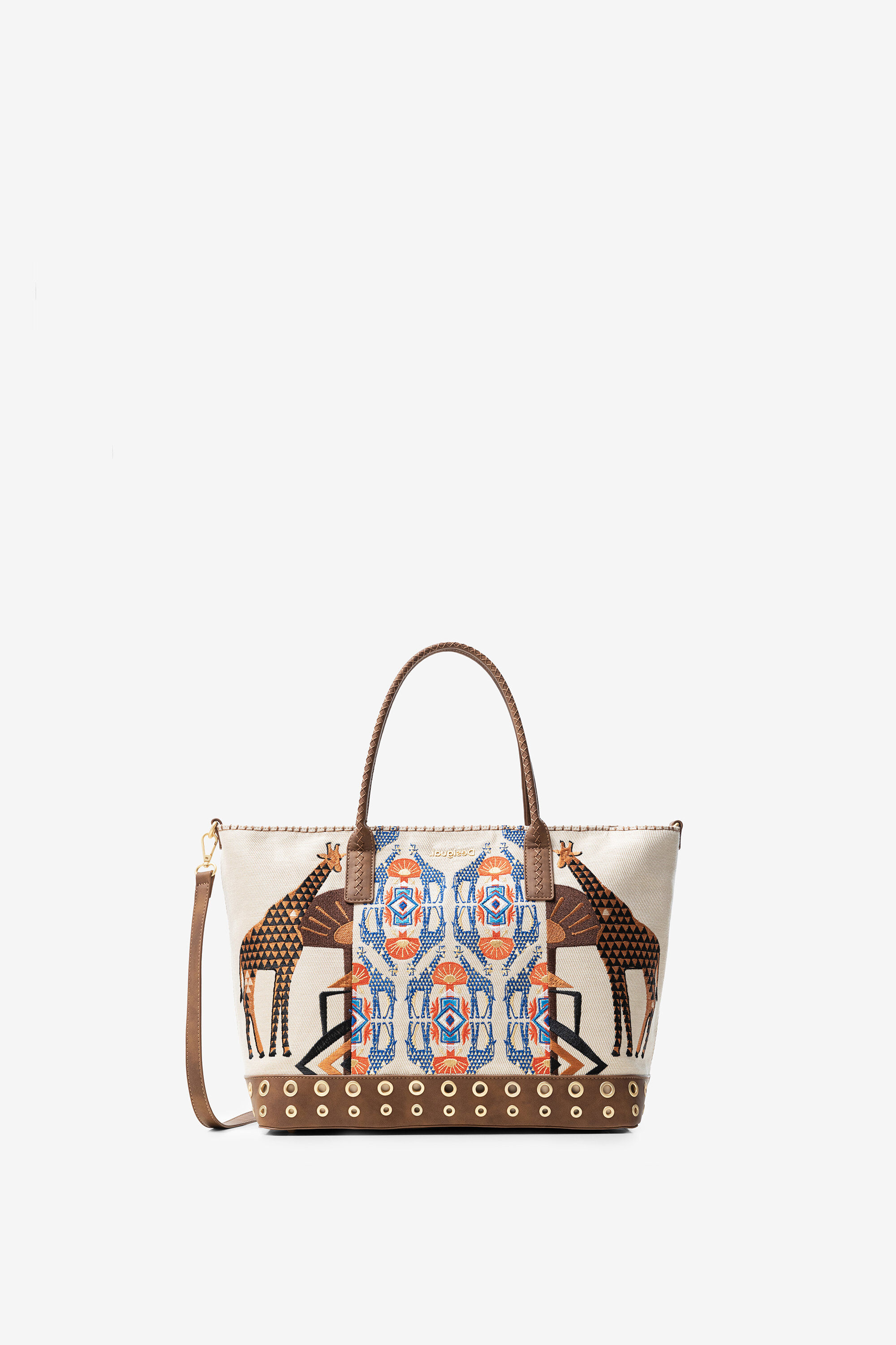 Sac brodé africain - WHITE - U