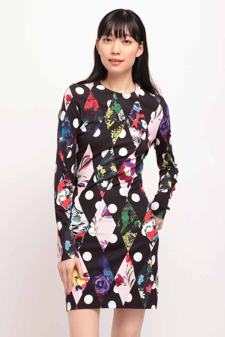 
ひし形 スリムショートワンピース | Desigual