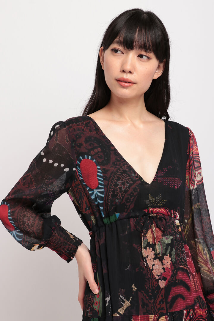 
ボーホー ロングワンピース | Desigual