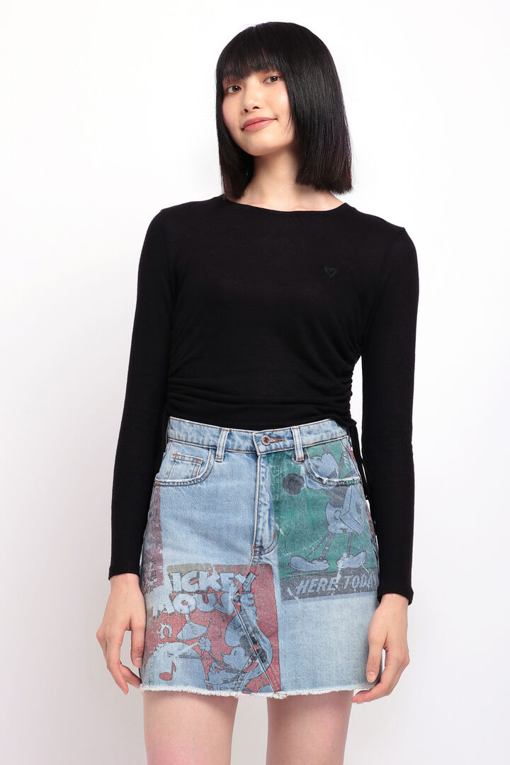 
イラスト デニムミニスカート