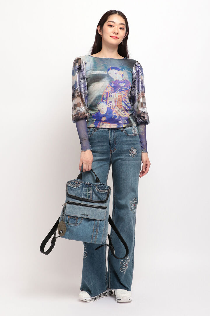 
アーティ パフスリーブTシャツ | Desigual