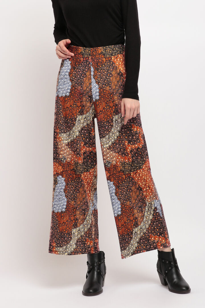 
プリント ワイドパンツ