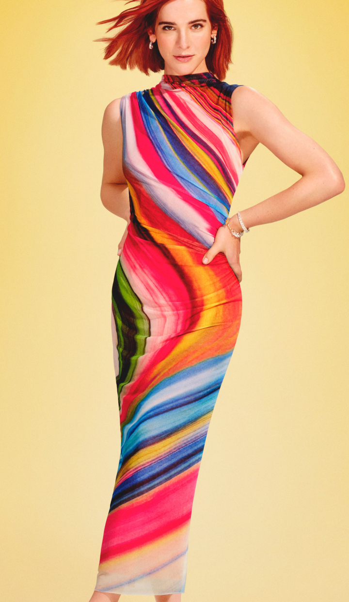 Desigual tuta donna multicolor con stampa tropicale nei toni del